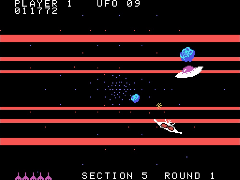 Gameplay of Buck Rogers: Planet of Zoom for Colecovision